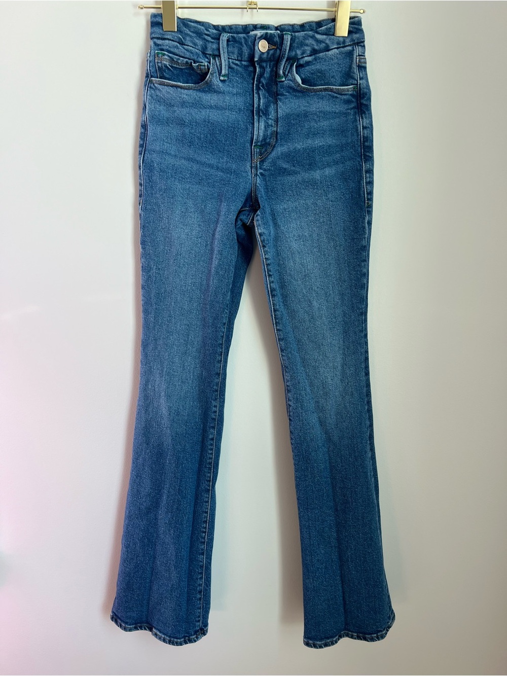 Good American | Classic Blue Women's Jeans - Mid Wash #GCB396T Size 2